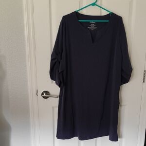 L.L. Bean Women's Navy Tunic Top